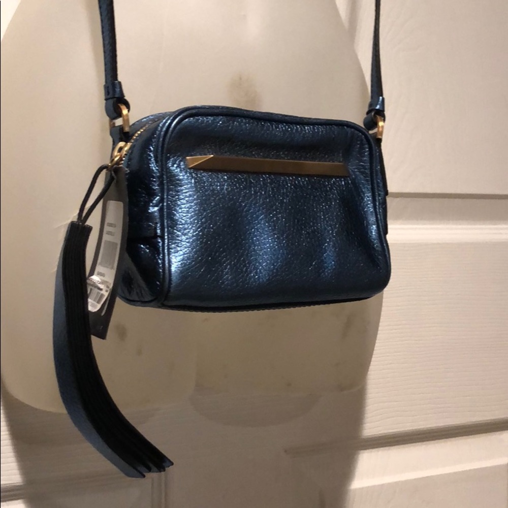 NWT Brian Atwood Crossbody Mini Bag Barbara Blue